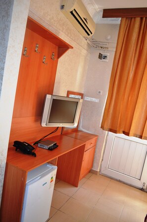 56-inch LCD TV with satellite channels, TV