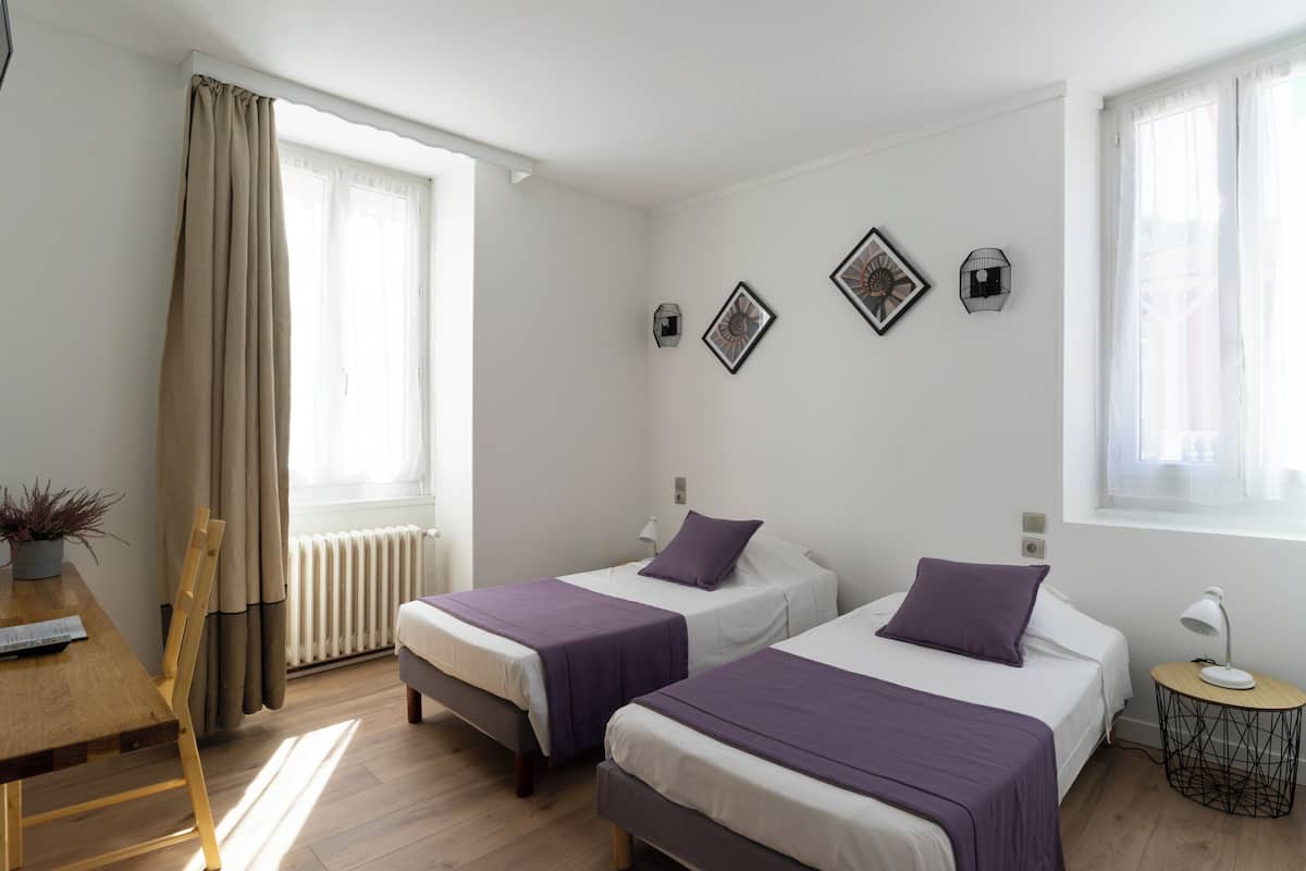 Twin Room | Individually decorated, individually furnished, desk, laptop workspace