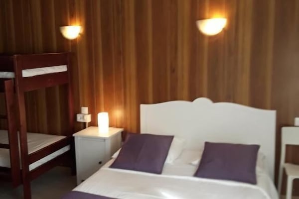 Individually decorated, individually furnished, desk, laptop workspace