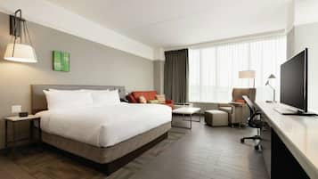Executive-suite - 1 kingsize-seng - hjørneværelse | Skrivebord, arbejdsområde til bærbare computere, mørklægningsgardiner