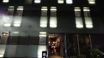 Front of property - evening/night