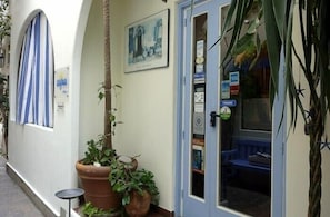 Entrée de l’hébergement