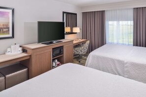 Room, 2 Queen Beds, Non Smoking, Refrigerator & Microwave | Desk, iron/ironing board, free cots/infant beds, free WiFi - Hampton Inn & Suites Altoona-Des Moines (Altoona)