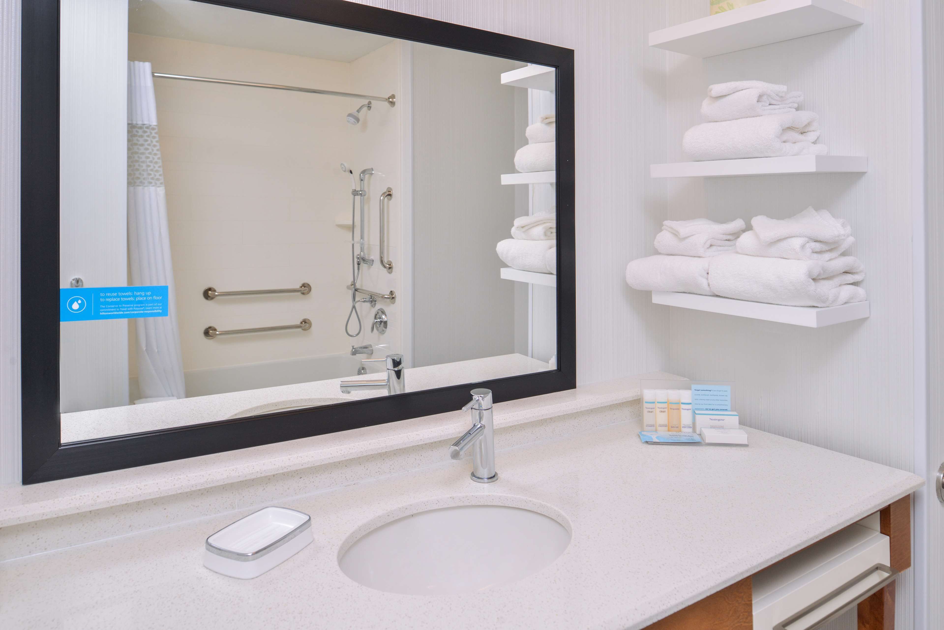 free toiletries, hair dryer, towels, soap