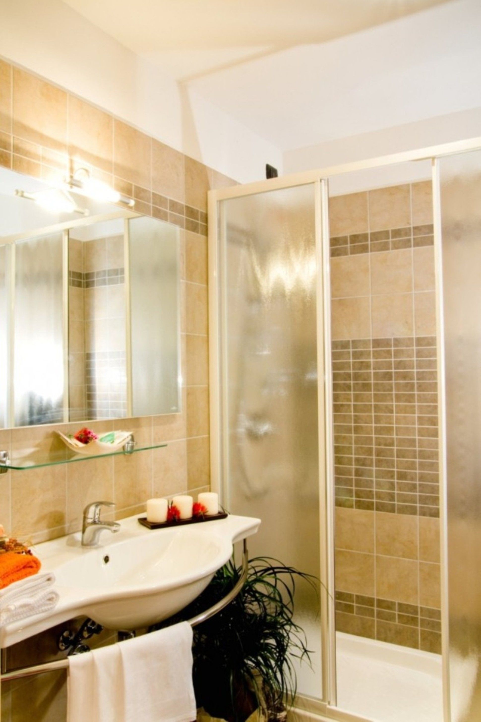 shower, free toiletries, hair dryer, bidet