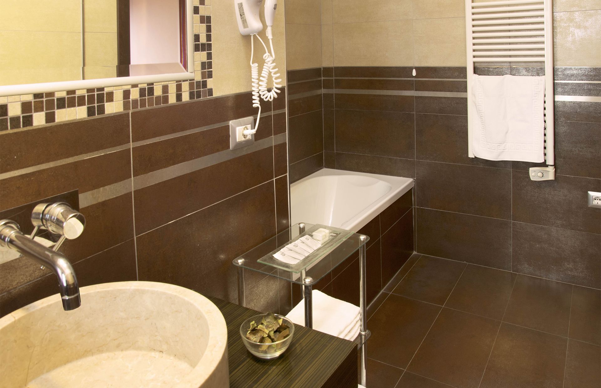 triple room | bathroom | rainfall showerhead, free toiletries, hair dryer, bidet