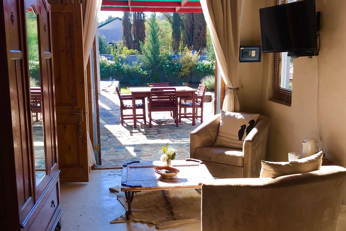 Basic-Zimmer | Blick auf den Garten