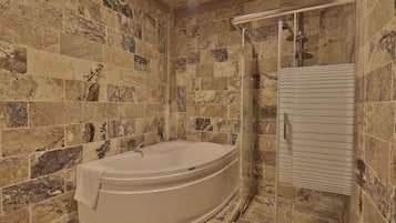 Deluxe Double Room, Bathtub | Deep-soaking bathtub