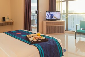 Executive Double or Twin Room, 1 Queen Bed, Non Smoking, Balcony | View from room - Champa Central Hotel (Malé)