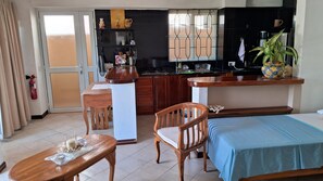 Panoramic Apartment, 1 Bedroom, Kitchen, Ocean View | Private kitchen - CHEZ LORNA 3 nights or plus (Mahé Island)