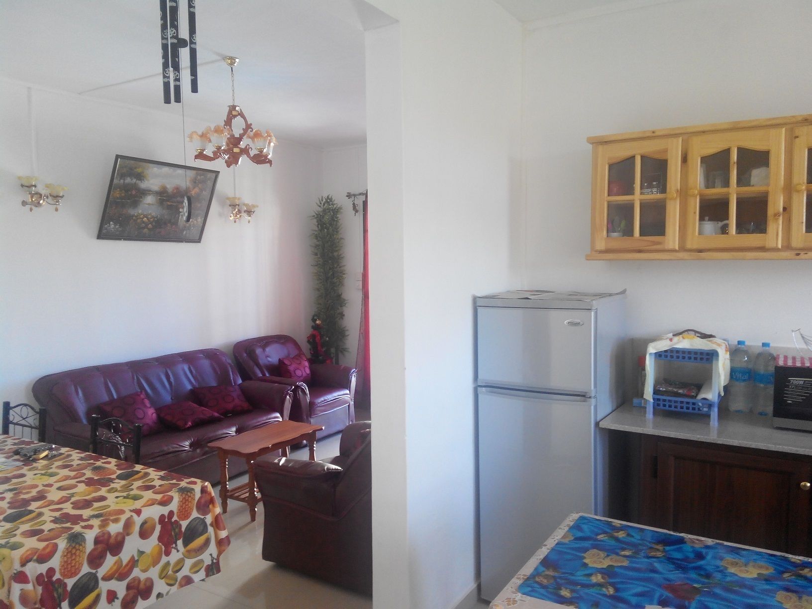 Traditional Room, 3 Bedrooms, Smoking, Pool View | Living area | Flat-screen TV
