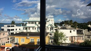 Blick vom Balkon