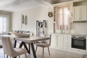 Villa, 2 Bedrooms | Private kitchen | Full-size fridge, microwave, oven, stovetop - Villa Isalos (Kefalonia)