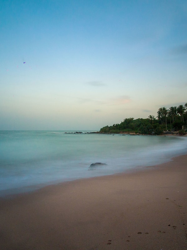 Private beach, beach massages