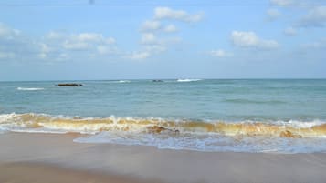 Een privéstrand, massages op het strand