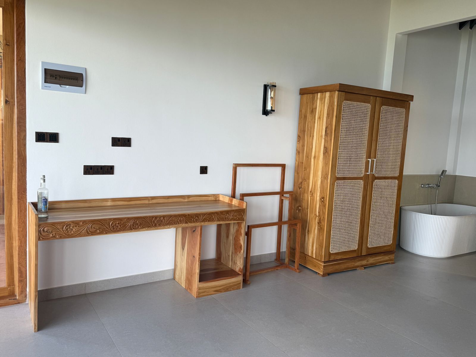 1 kamar tidur, seprai premium, bantalan ekstra lembut, dan minibar