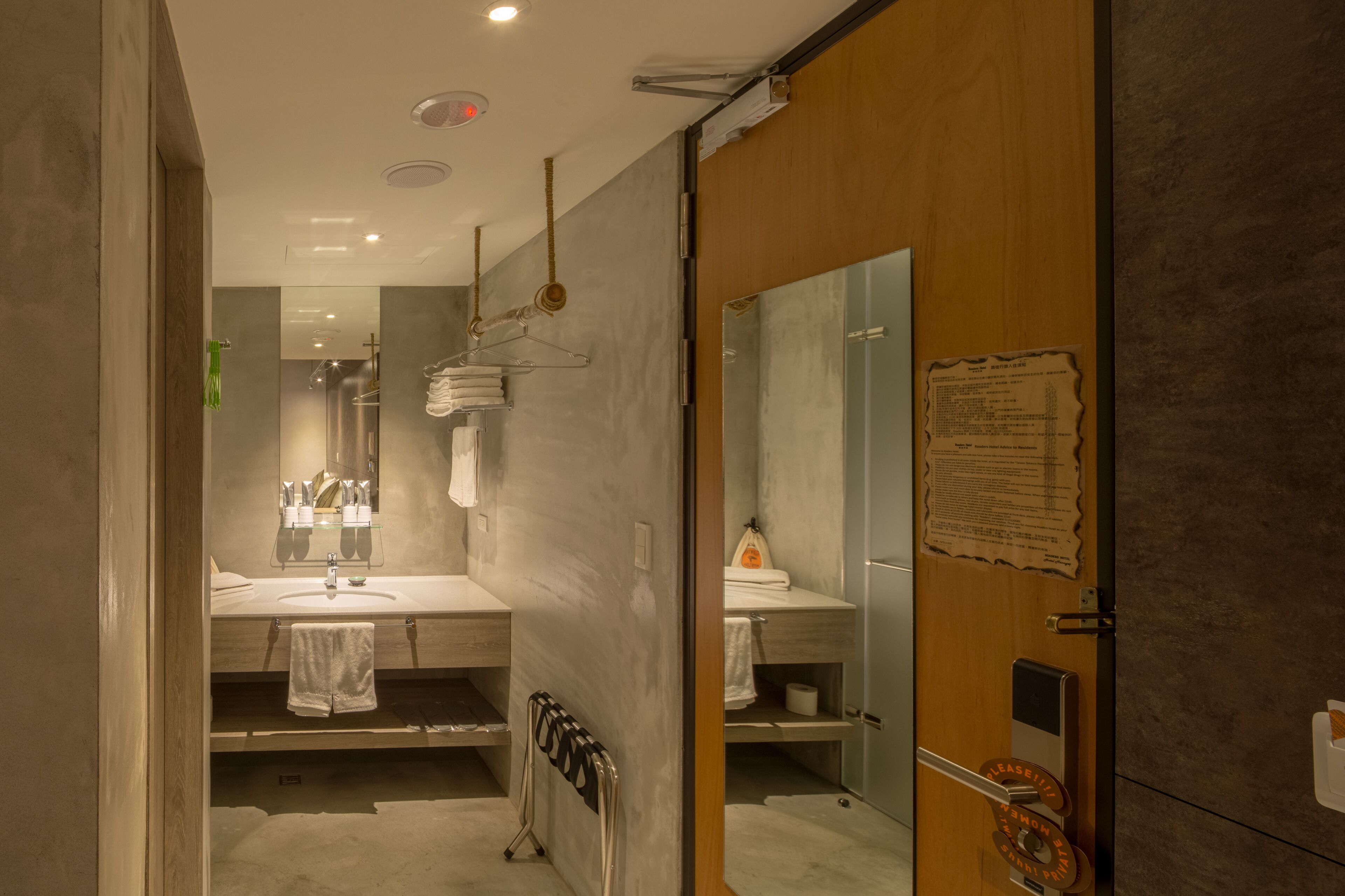 comfort quadruple room | bathroom | hair dryer, towels, shampoo, toilet paper