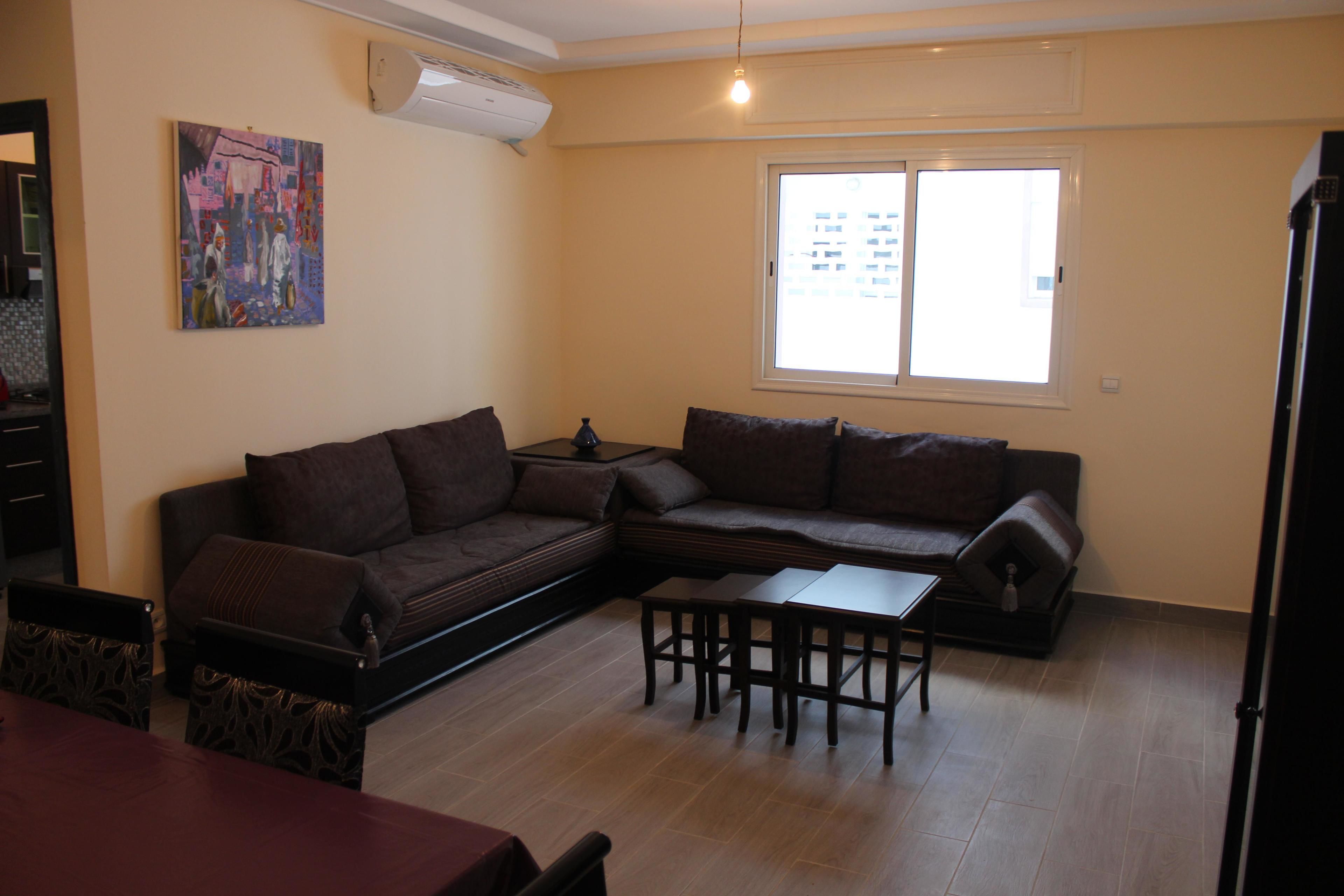 公寓, 2 間臥室 (Bouznika 2) | 客廳 | 平面電視