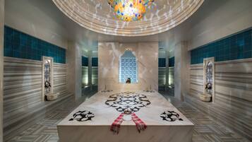 Un sauna, baño turco, baño turco/hammam, tratamientos corporales