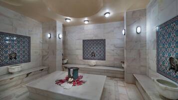Sauna, Türkisches Bad/Hamam, Aromatherapie, Warmsteinmassagen