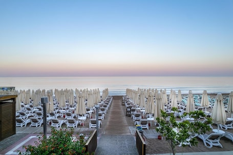 Private beach, sun-loungers, beach umbrellas, beach towels. Trendy Side Beach (Adults Only, 16+)