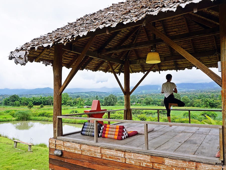 Uitzicht op de bergen