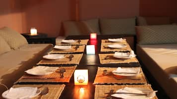 Breakfast, lunch, dinner served; Moroccan cuisine