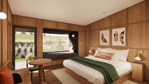 Family Room, 2 Bedrooms | Premium bedding, soundproofing, iron/ironing board, free WiFi - Beatnik Hôtel (Bromont)