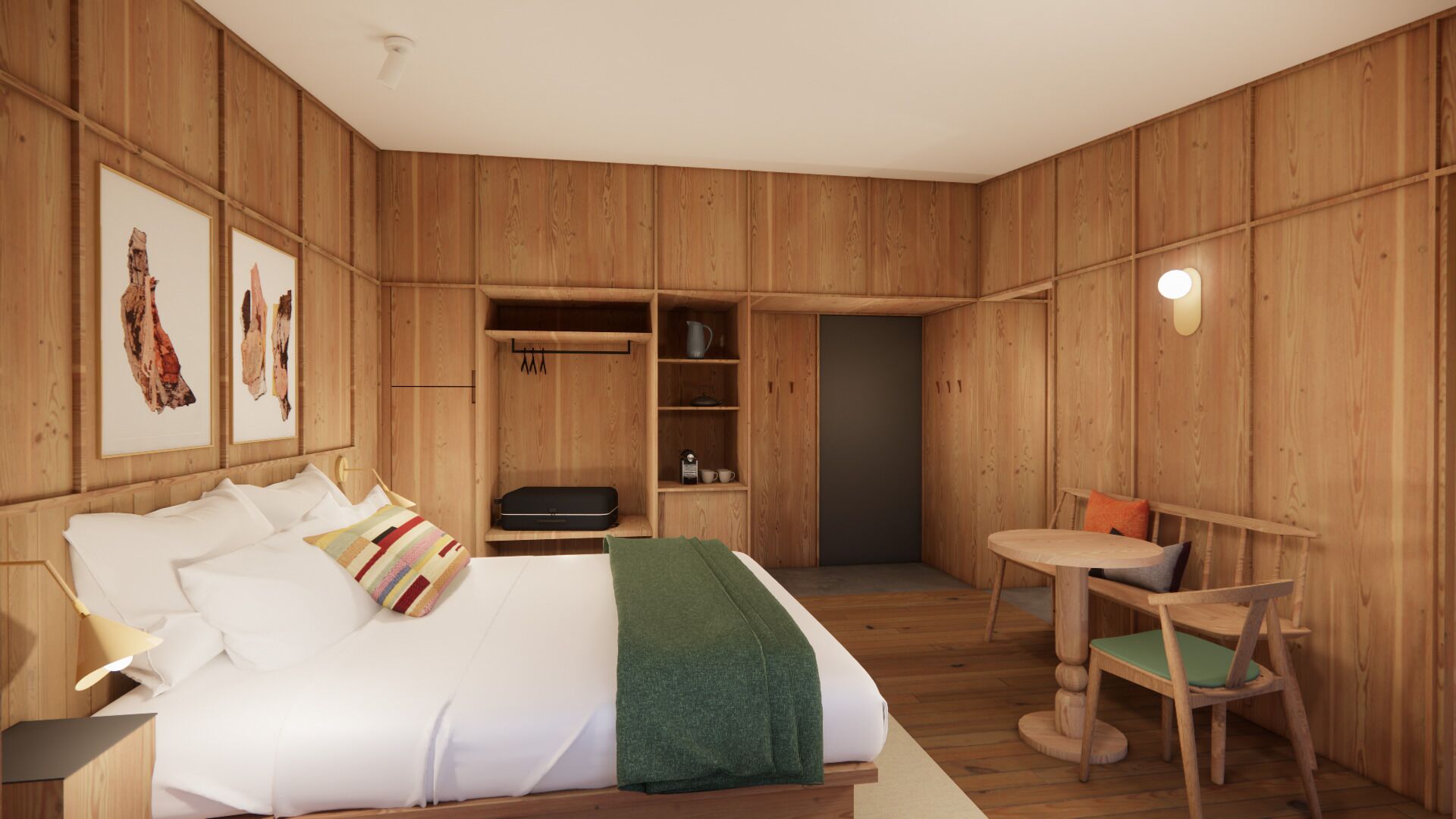 Ropa de cama de alta calidad y sistema de insonorización 