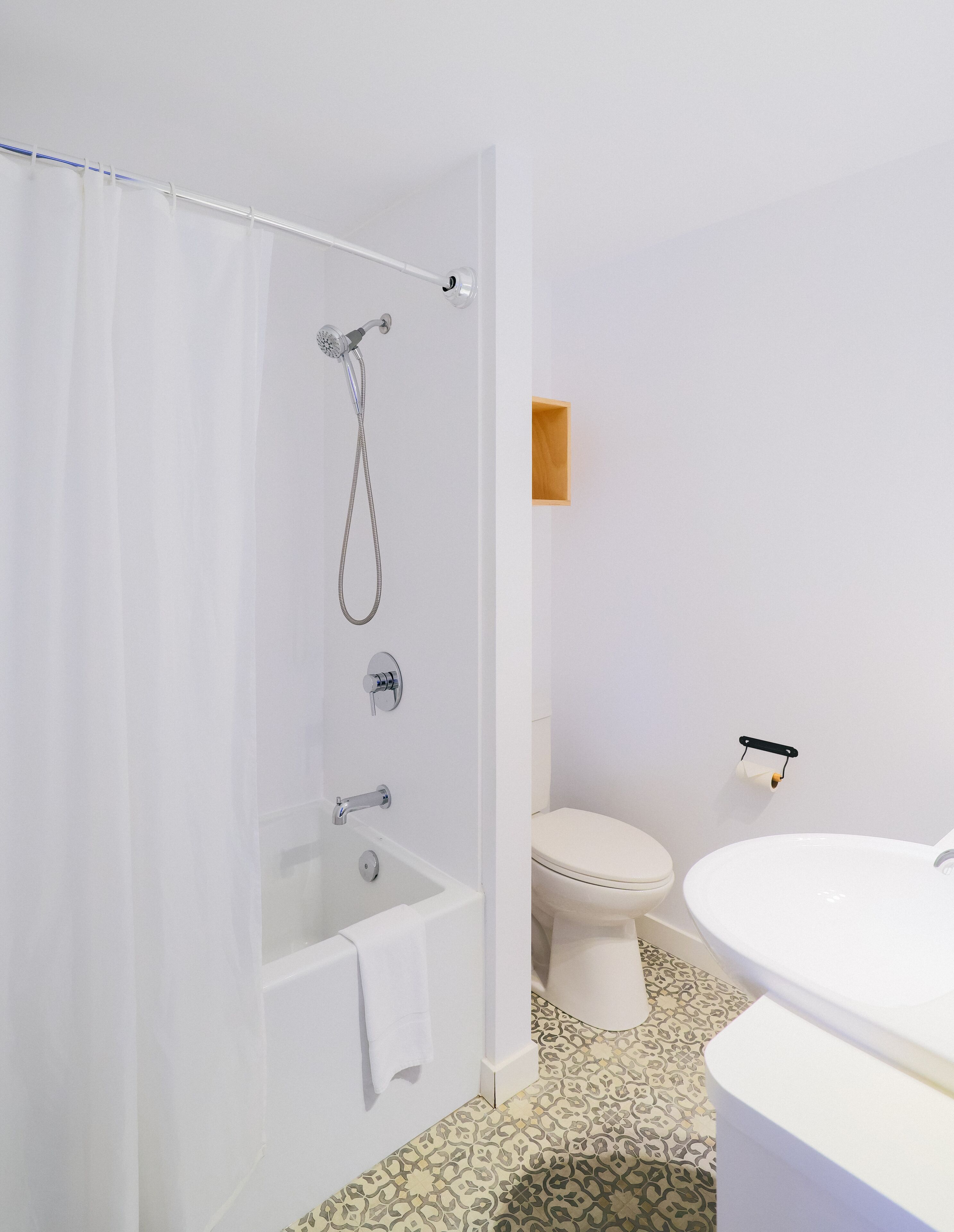 soundproofing, iron/ironing board, free wifi, bed sheets