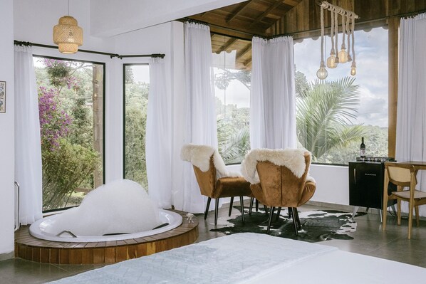 Chalet panoramique | Vue de la chambre