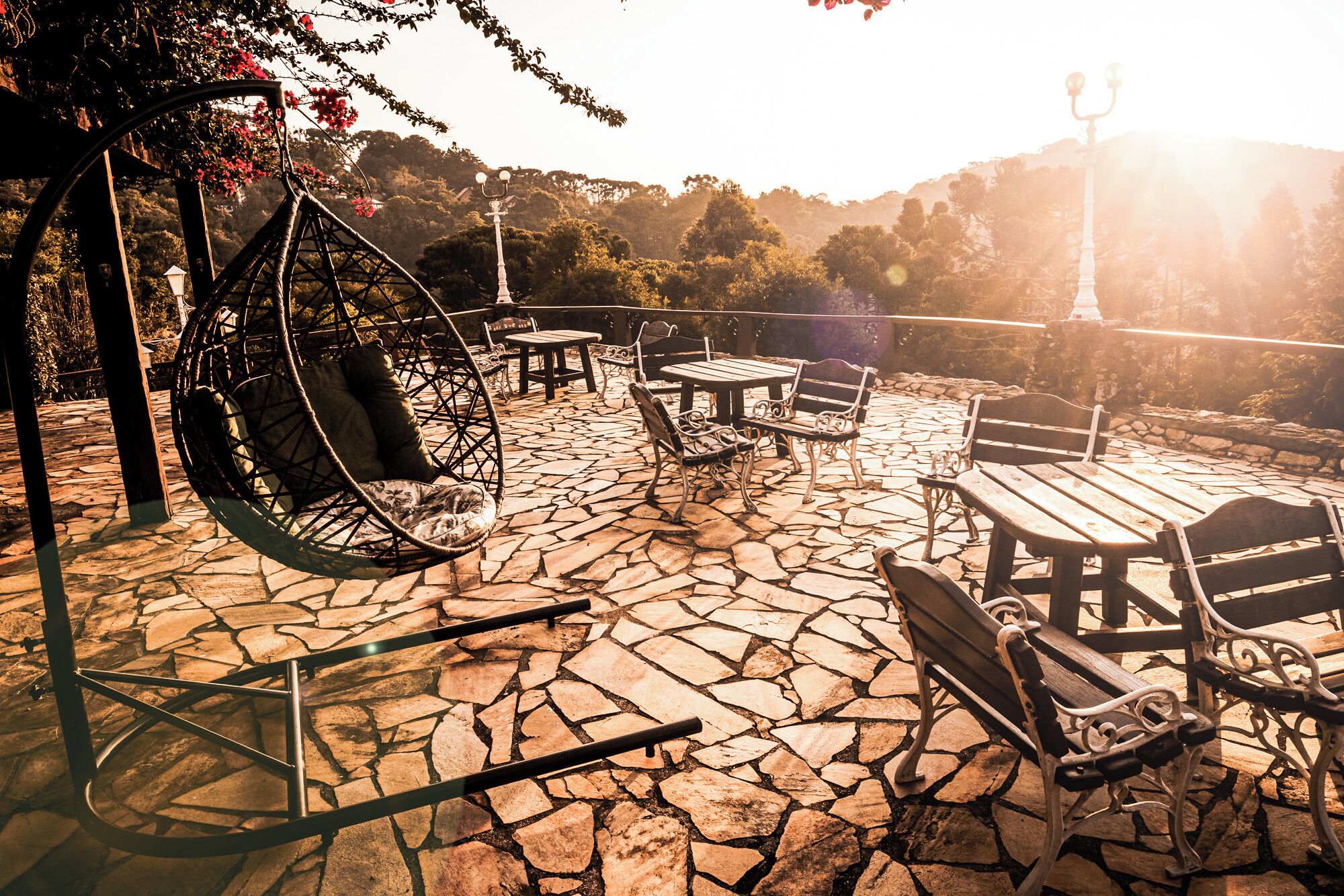 Uitzicht op de bergen