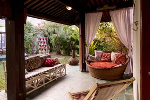 Sitteområde i lobbyen