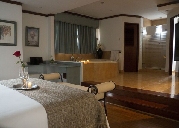 Premium-Suite, 1 Schlafzimmer, Whirlpool | Ausblick vom Zimmer