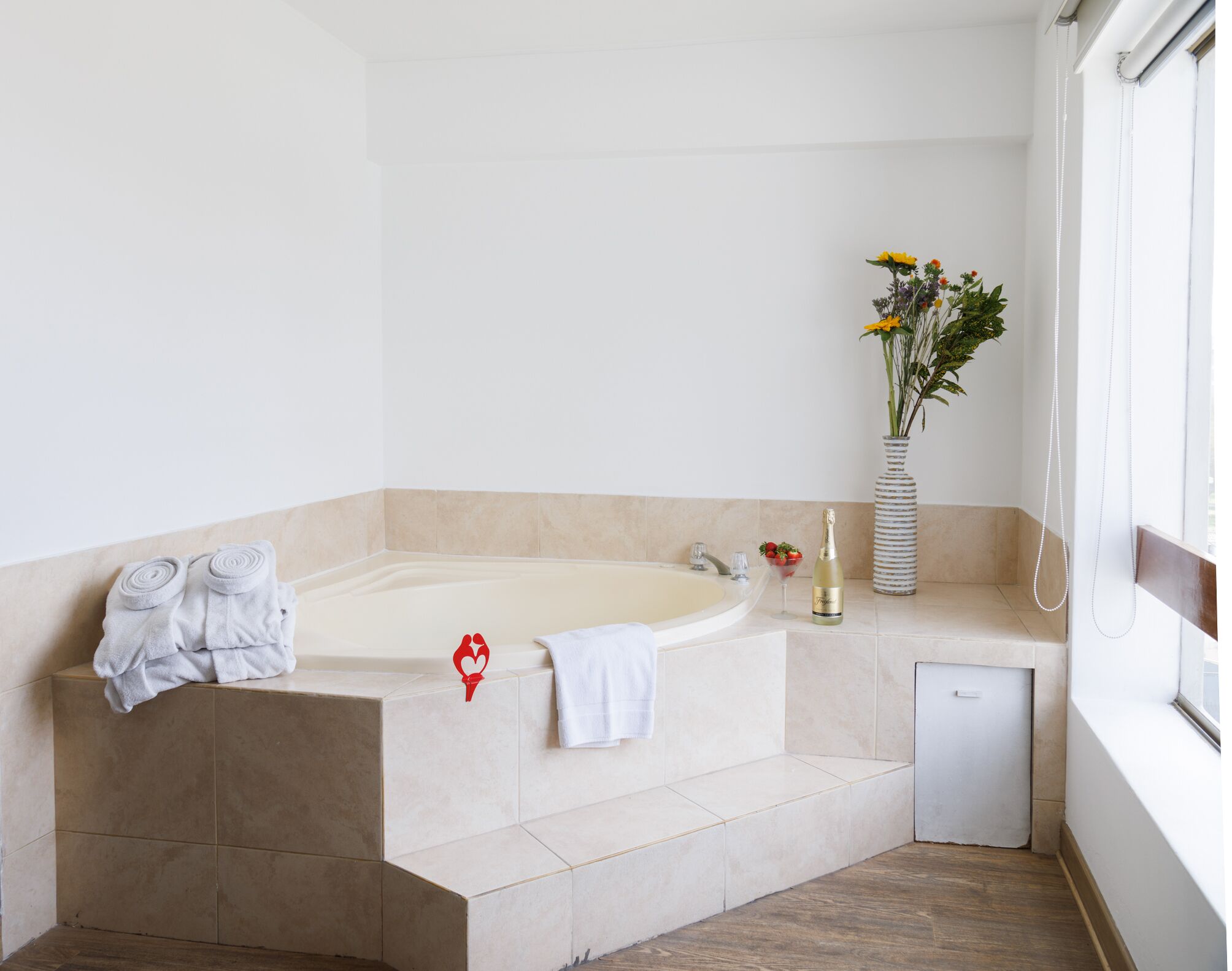 Bañera de hidromasaje privada
