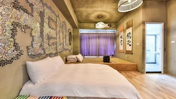 Standard Quadruple Room (with bathtub) | Premium bedding, desk, blackout drapes, iron/ironing board