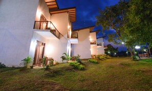 Front of property – evening/night