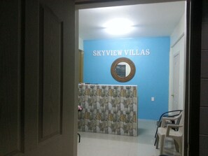 Interior entrance