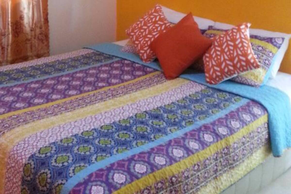 2 bedrooms, premium bedding, desk, iron/ironing board