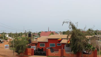 Outdoor banquet area