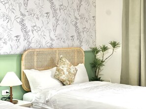 Quarto casal luxo | Escrivaninha, quartos à prova de som, Wi-Fi de cortesia, roupa de cama