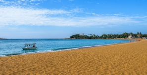 On the beach