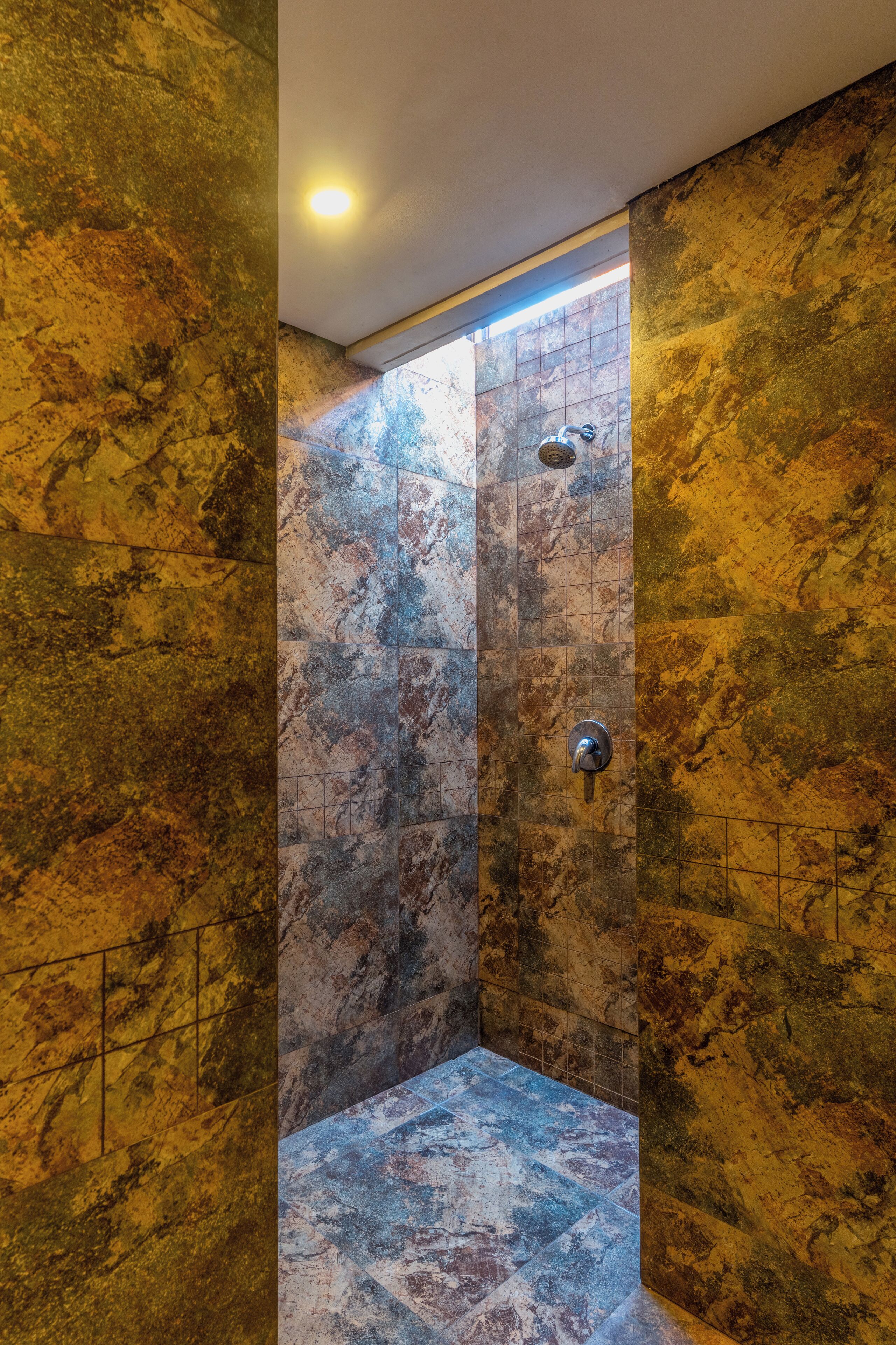 super deluxe double | bathroom | separate bathtub and shower, rainfall showerhead, free toiletries