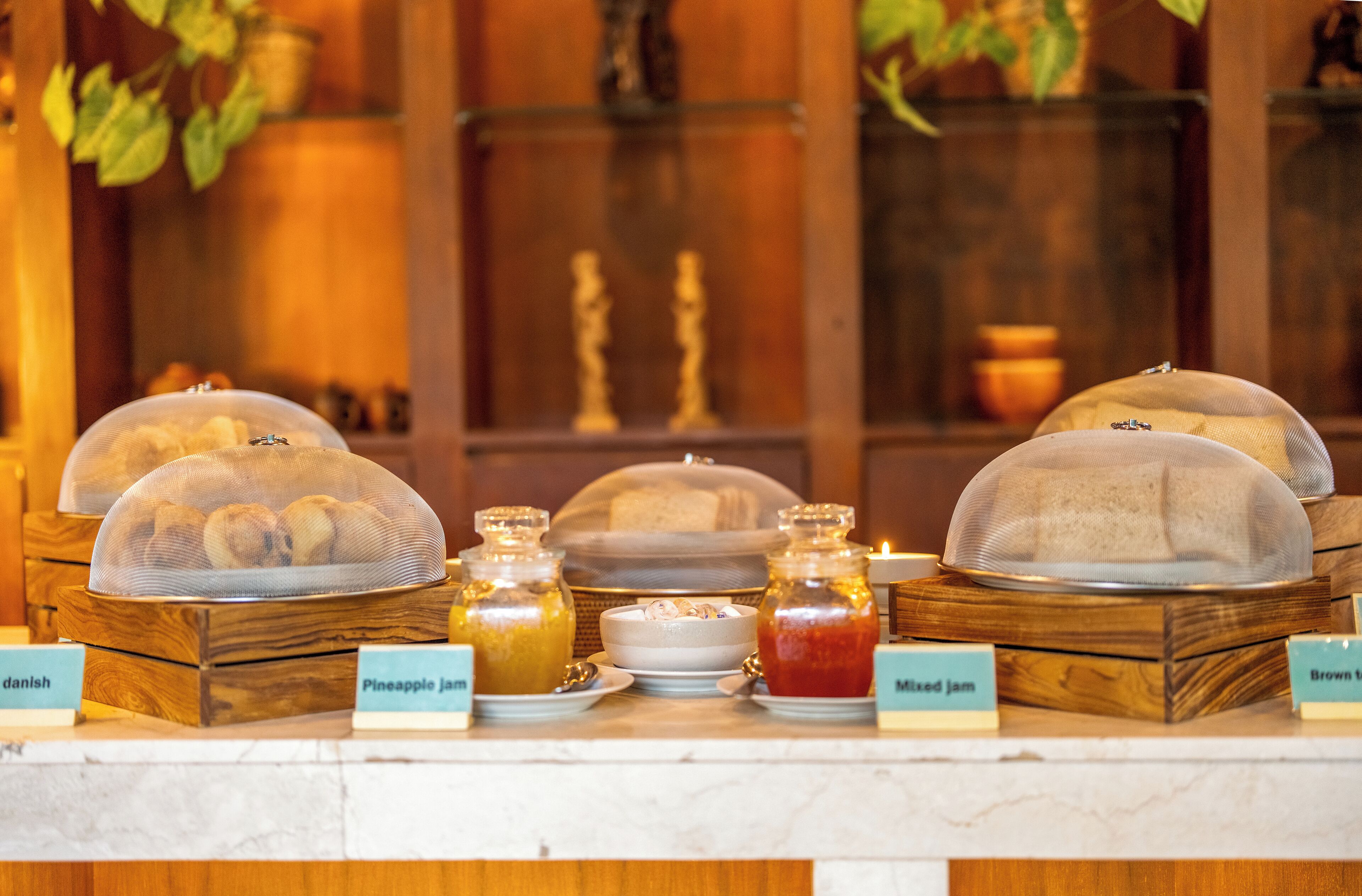 daily continental breakfast (idr 252000 per person)