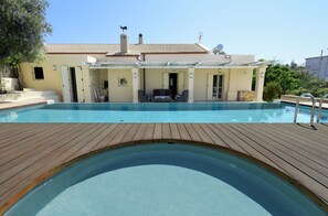 Outdoor pool - Geraniotis Villa (Platanias)