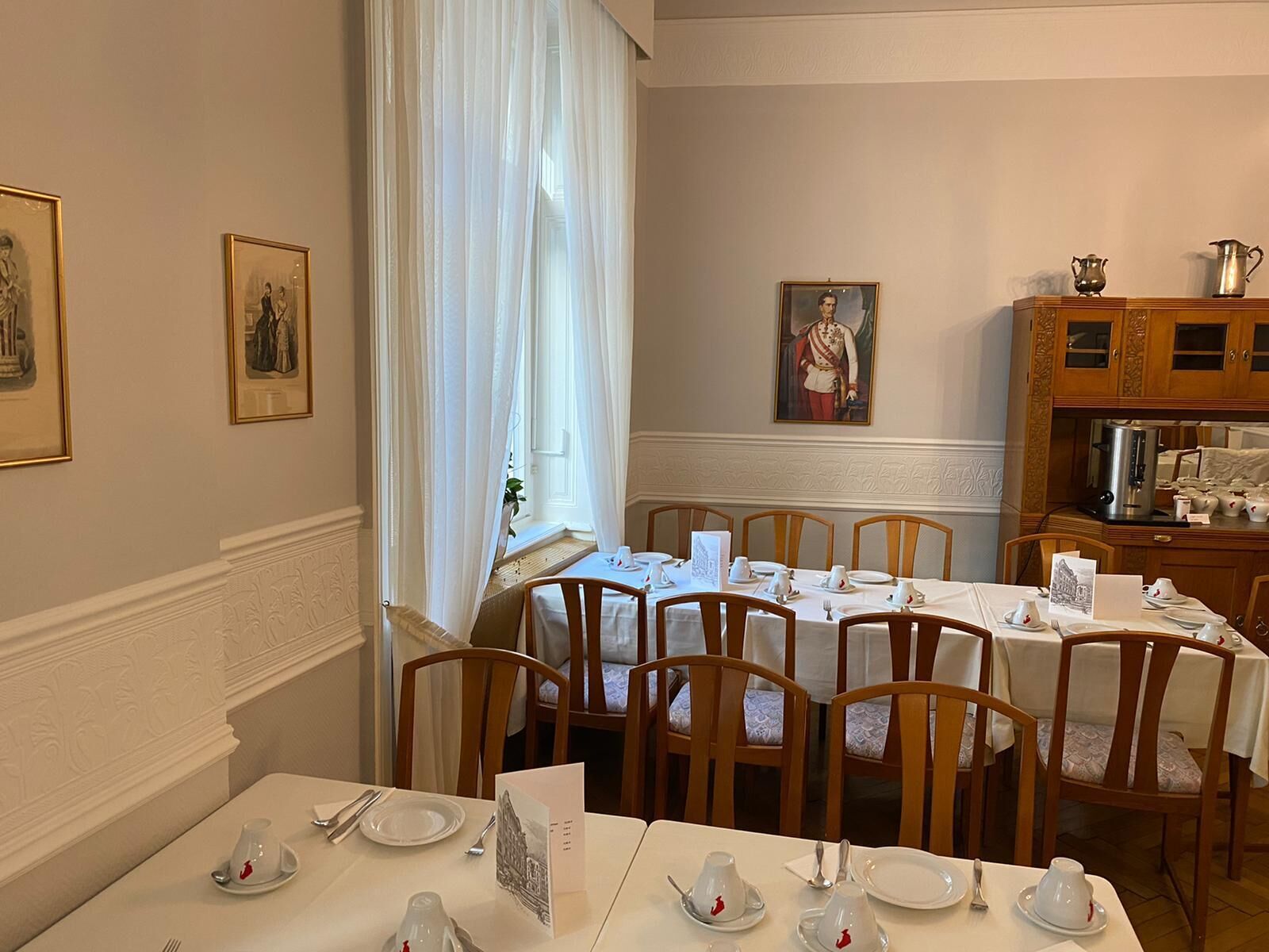 daily buffet breakfast (eur 25 per person)