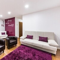 Apartamento, 1 habitación | Espacio para trabajar con un portátil y cunas gratuitas