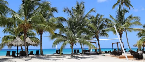 Beach nearby, white sand