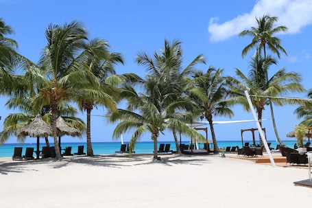 Beach nearby, white sand