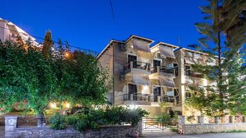 Front of property – evening/night
